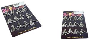 12 Pcs Silver Skull Body Piercing Jewelry